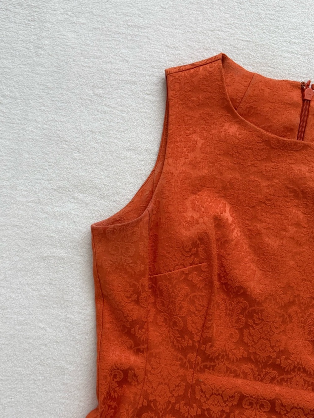 Eva Mendes New York & Company Jacquard Fit & Flare Sleeveless Mini Dress Size 10 - Picture 5 of 8